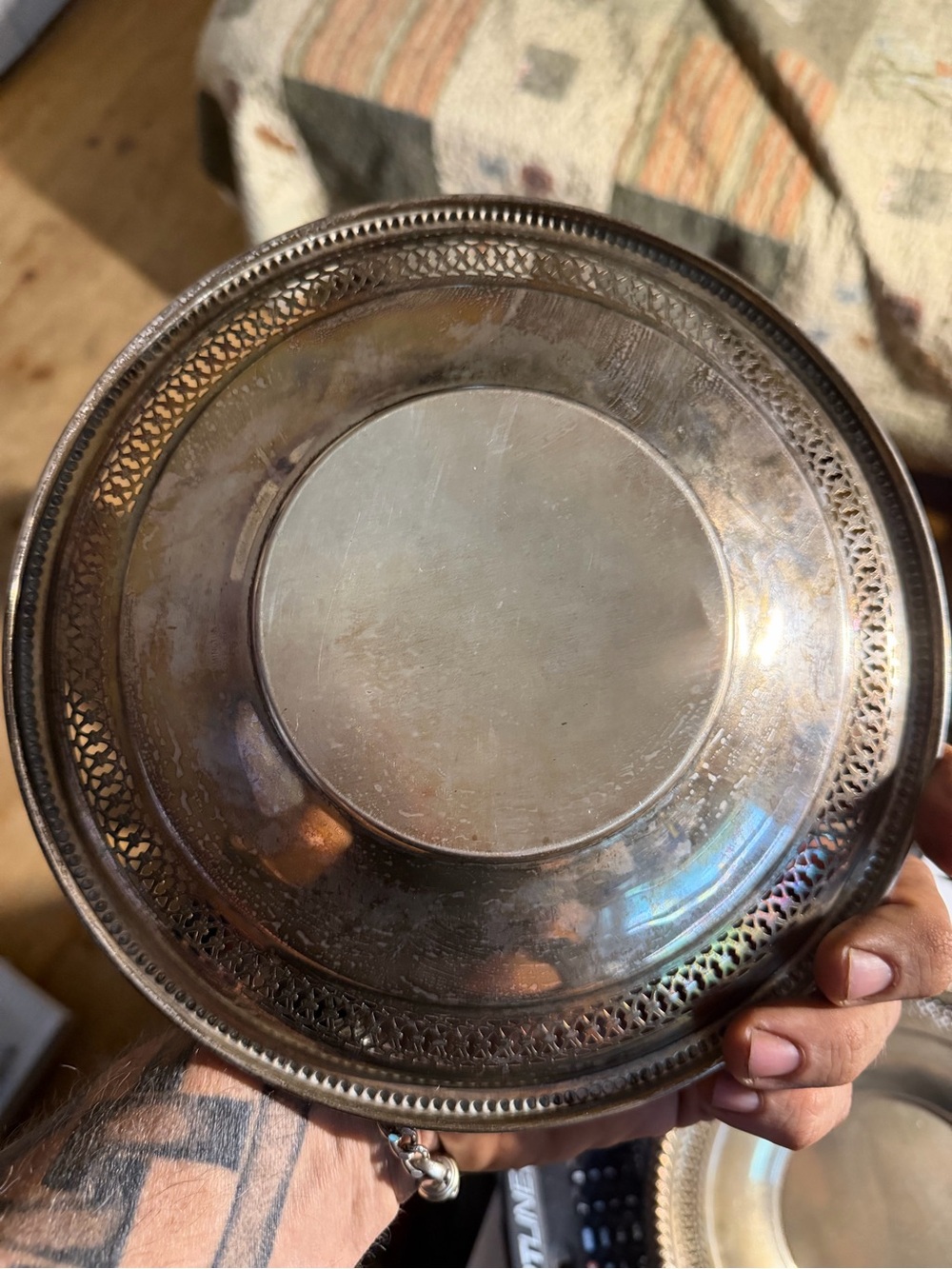 Vintage Sterling Silver Farmington  168 gram plate